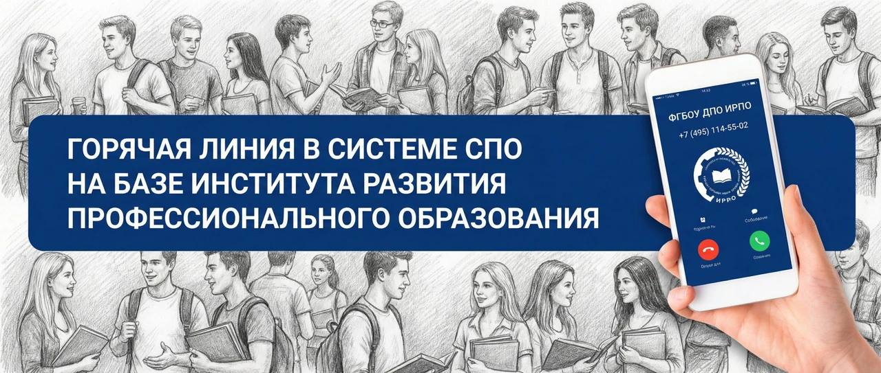 Горячая линия в системе СПО на базе Института развития профессионального образования